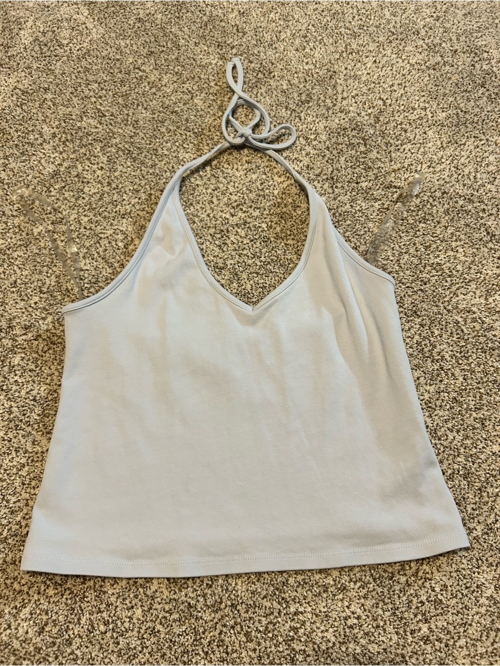 Light Blue Halter Top XXL